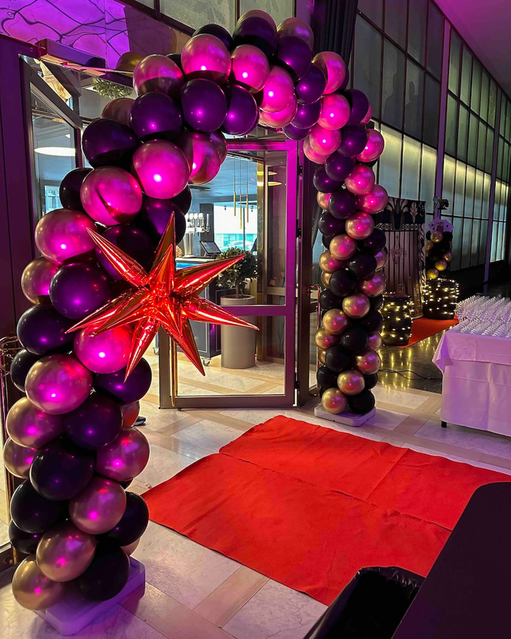 Ilmapallokaari Las Vegas teemalla