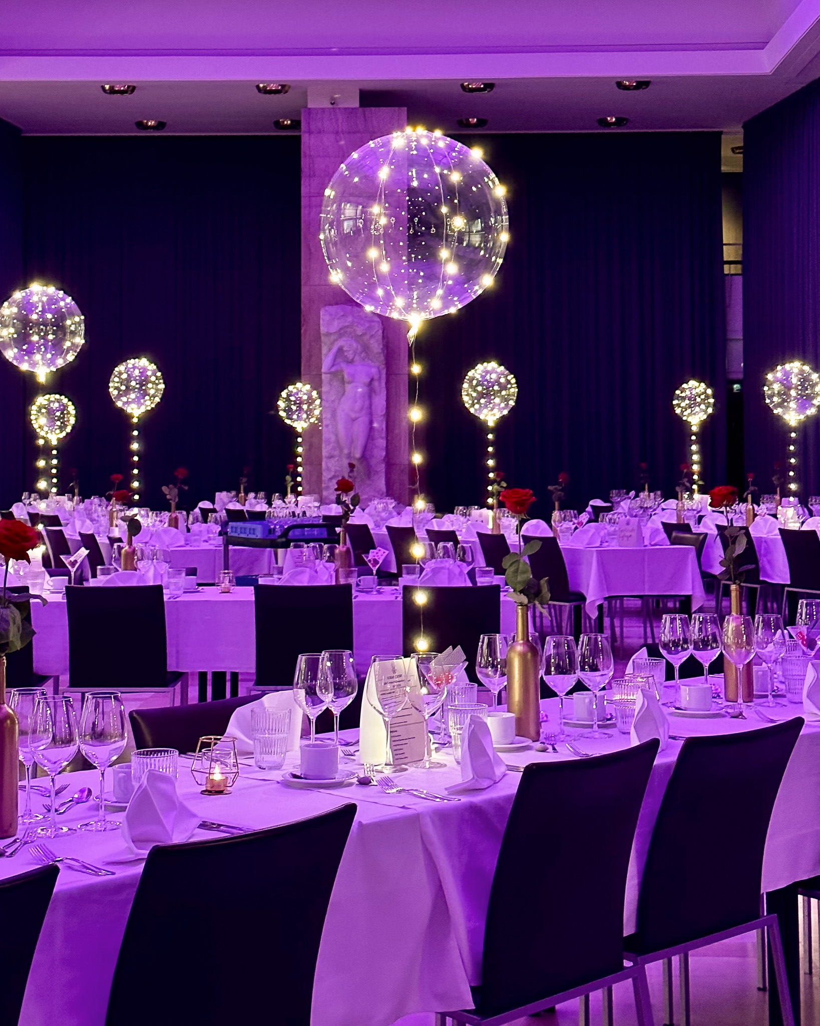 LED valopallot vuokralla