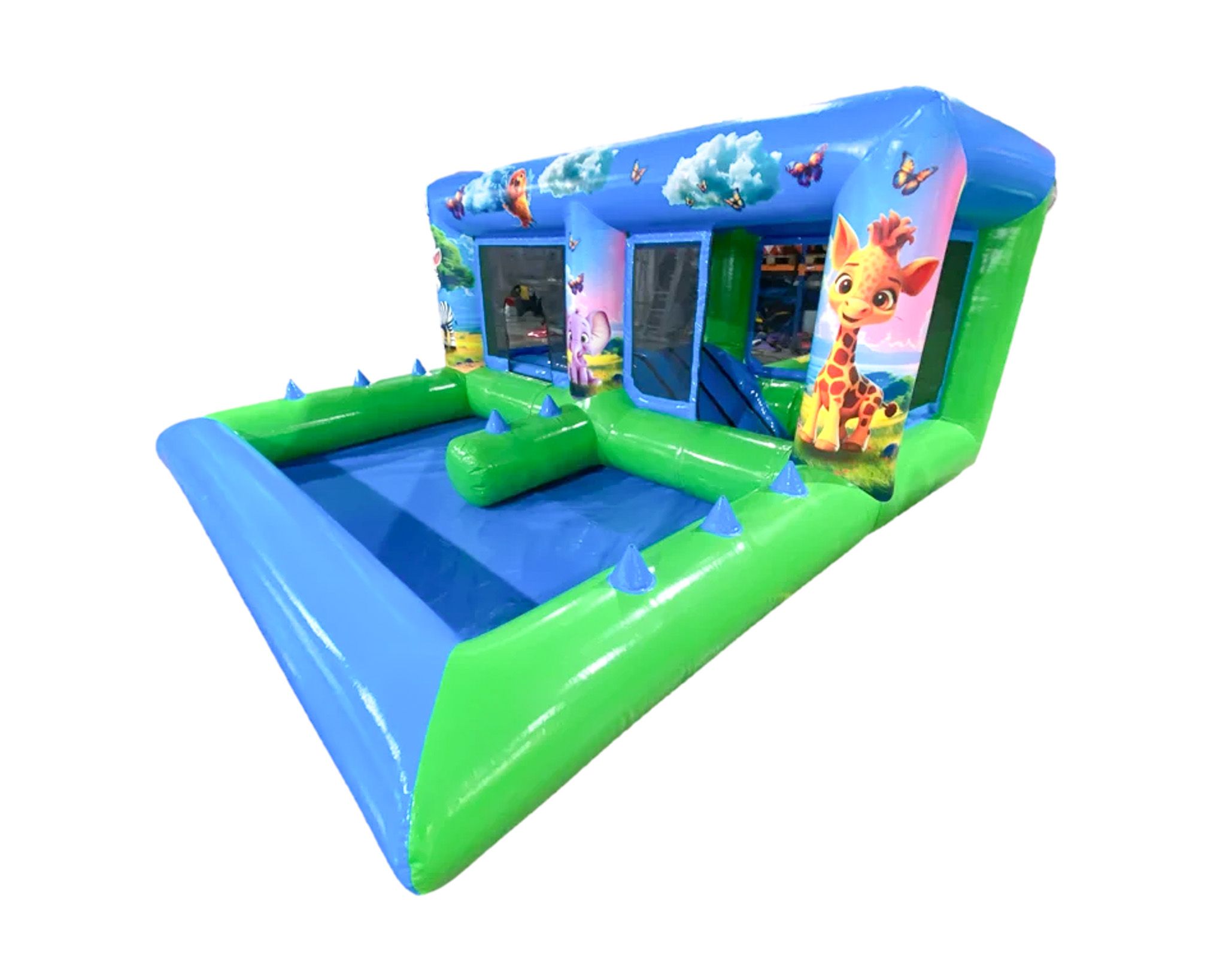 pomppulinna sisälle